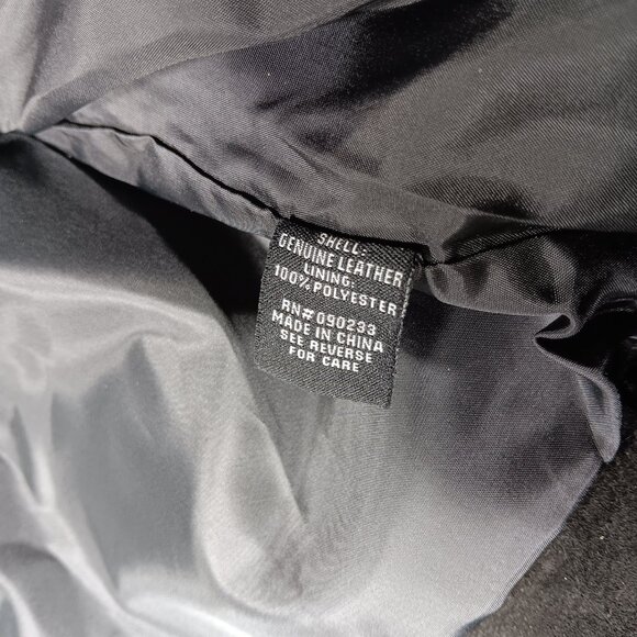 PS Erin Wasson Leather Jacket Large NWT Medium Cropped Fringe Moto Boho - Picture 8 of 8